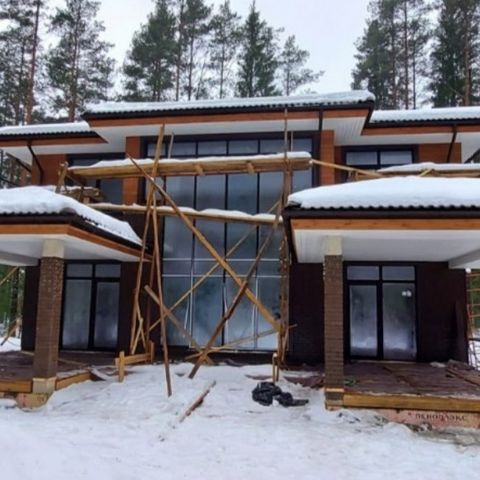 Стоечно-ригельное остекление фасада фото 1